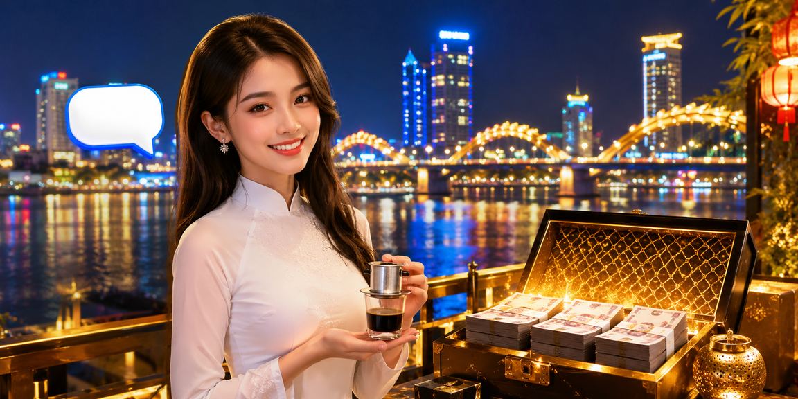Người phụ nữ mặc áo dài tại Đà Nẵng hưởng ưu đãi VIP trong trò chơi trực tuyến cao cấp