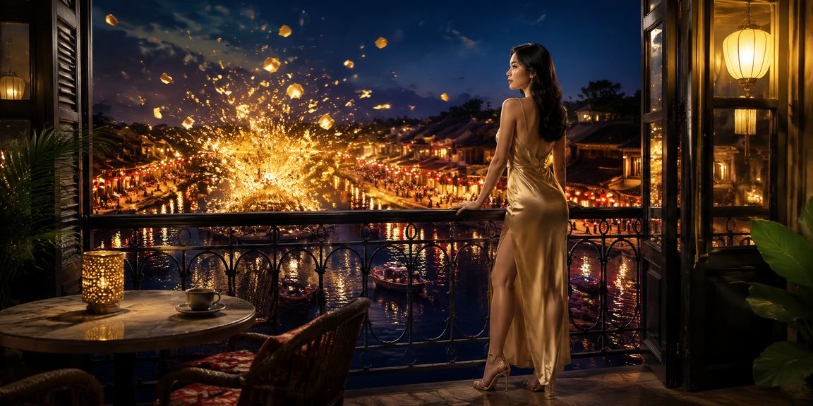Quán cà phê Hội An yên tĩnh nơi khách VIP thưởng thức ưu đãi cá cược trực tuyến đặc biệt